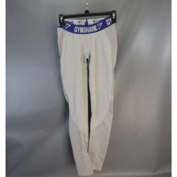 Gymshark Leggings Women's Size S Gray & Purple Athletic Workout Yoga Pants - Picture 1 of 8